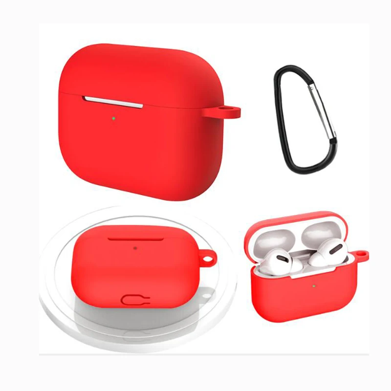 Ультратонкий силиконовый чехол для Apple Airpods Pro, чехол для наушников, беспроводная Bluetooth гарнитура, чехол, Противоударная сумка для Air pods pro 3
