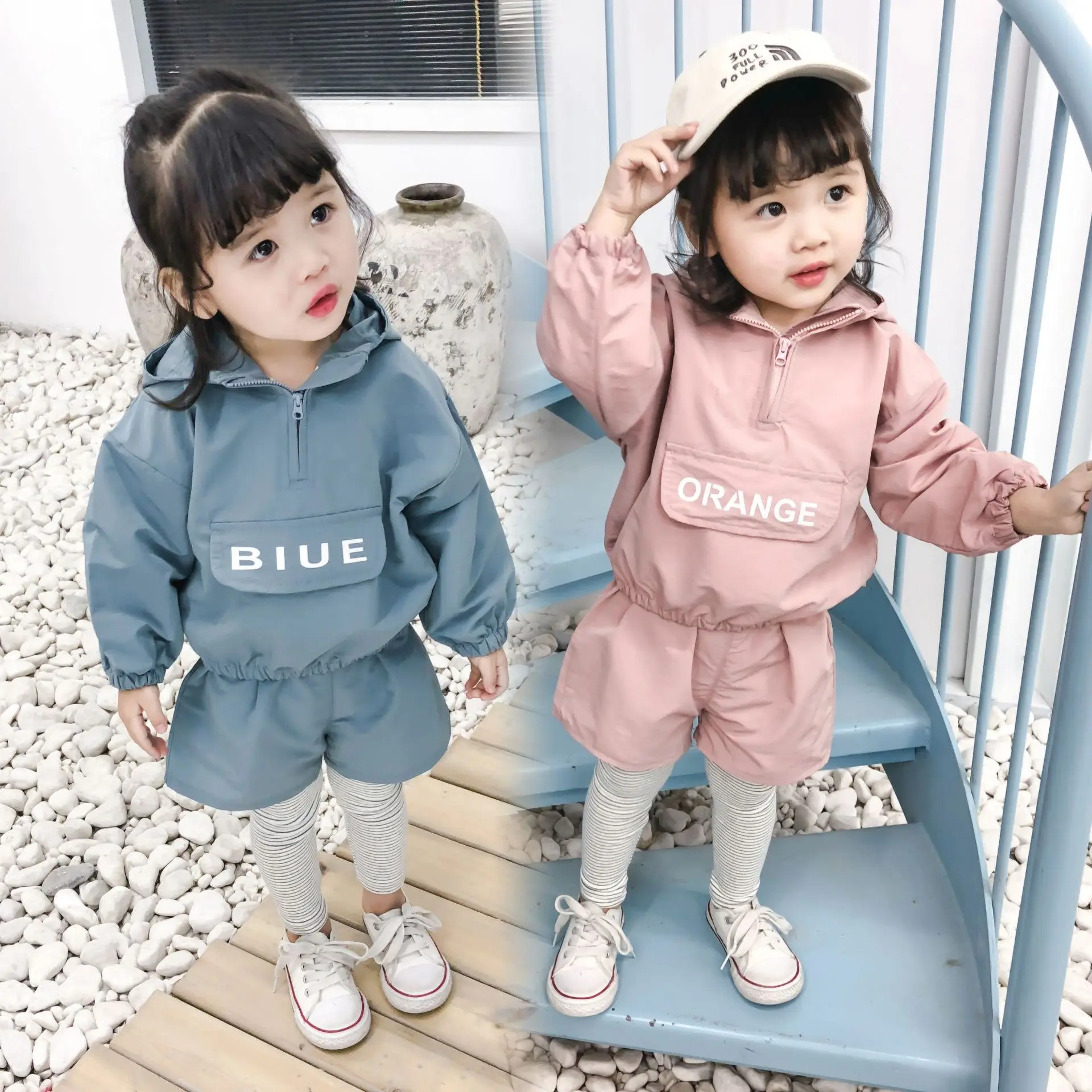 

Spring And Autumn Western Style 2019 New Style Female Baby Girls Fashion Spring Clothing Two-Piece Set Fashionable Children Spor
