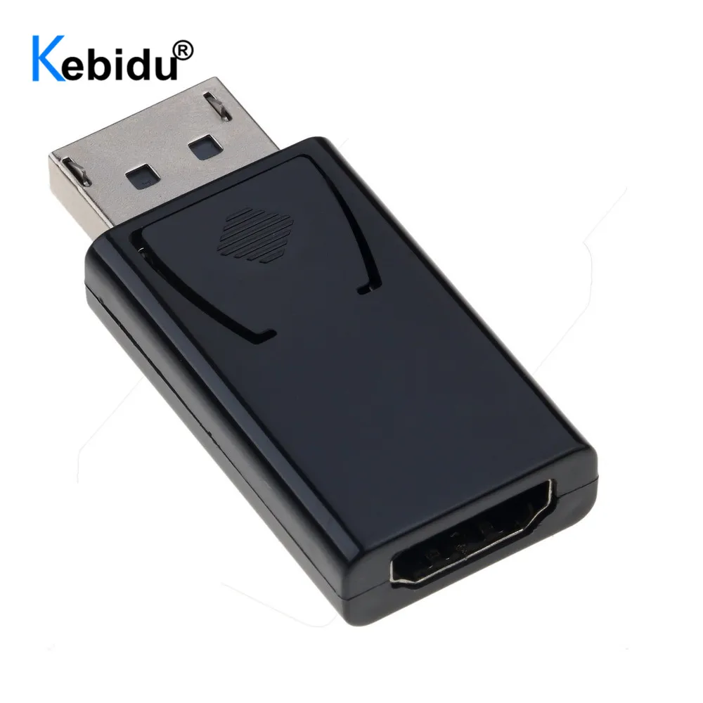 KEBIDU 1080P мини адаптер для порта дисплея DP штекер HDMI гнездо конвертер видео аудио