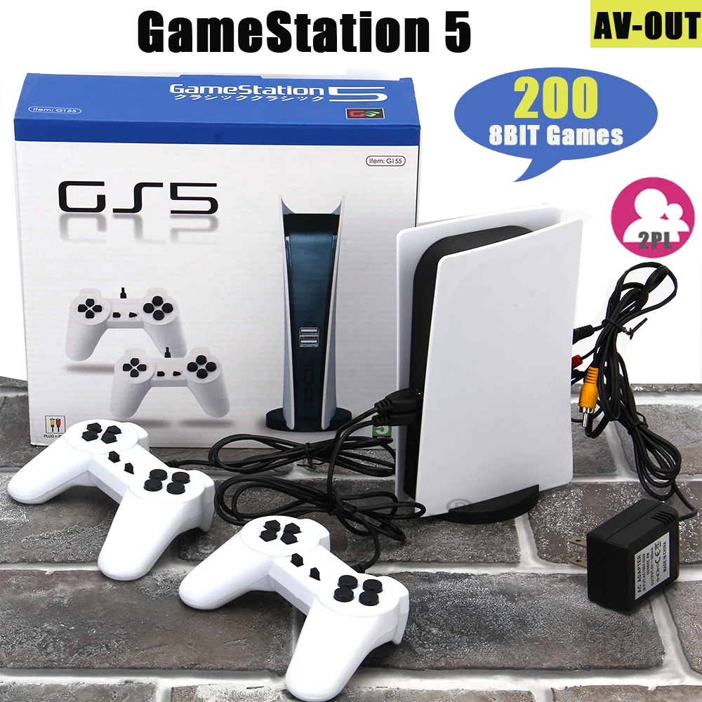 Funcionan Los Juegos De Ps3 En Ps4 Dropshipping Gs5 Game Console 8 Bit Usb Wired Handheld Game Player 200  Classic Games Retro Av Output Tv Gaming Console For Child - Video Game  Consoles - AliExpress