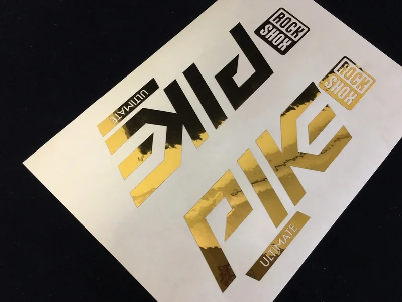 PIKE ULTIMATE Rockshox передняя вилка наклейка для велосипеда Велоспорт Горный велосипед Rock Shox MTB наклейки