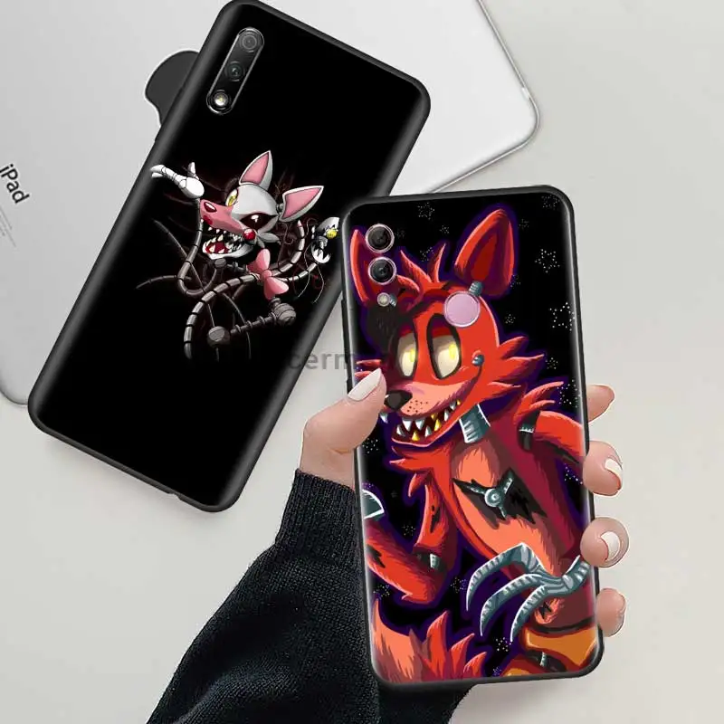 Fnaf плюшевый Foxy чехол для Huawei Honor 20 Pro 20e 20S 30 30S 10 9X Lite 9A 9C 9S 8A силиконовый