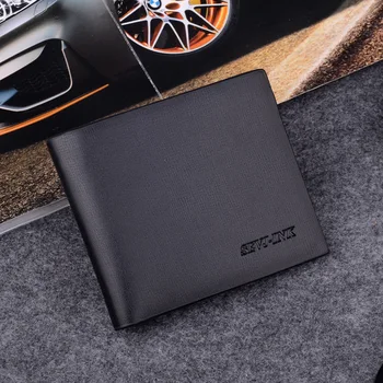 

Business Men's Short Wallet Bifold Slim Card Holders for Men Casual Portable Purse New Pu Leather