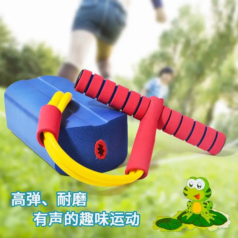 Manufacturers Kindergarten Sensory Integration Training Fitness Toy Voiced Frog Jump Fun Interactive Toy Frog Jump