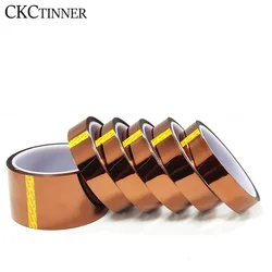 Brown High Temperature Resistant Polyimide Kapton Tape - 30M Roll for Electrical, Grilling, and Powder Coating Applications