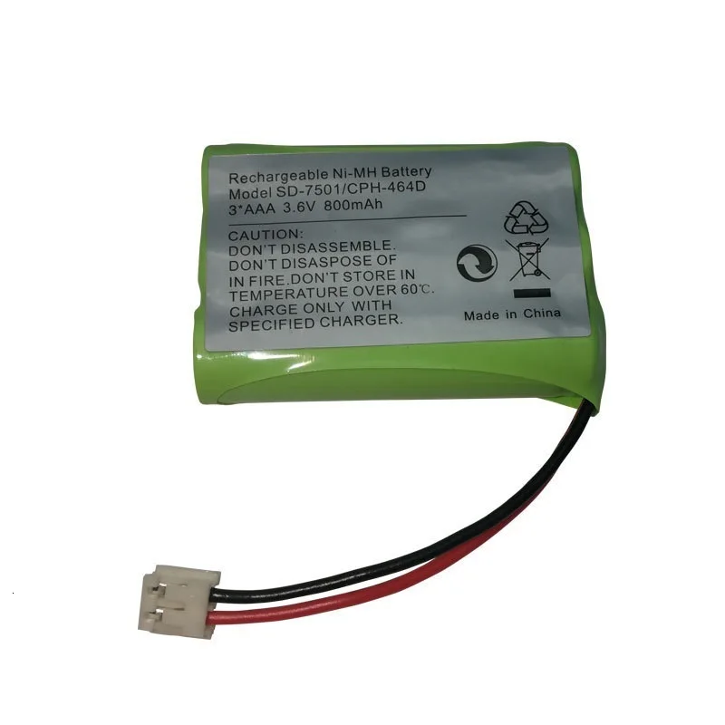 3,6 В 800 мАч NiMH аккумуляторная батарея для Motorola SD-7501 V-Tech 89-1323-00-00 AT& T Lucent 27910 CPH-464D беспроводной домашний телефон