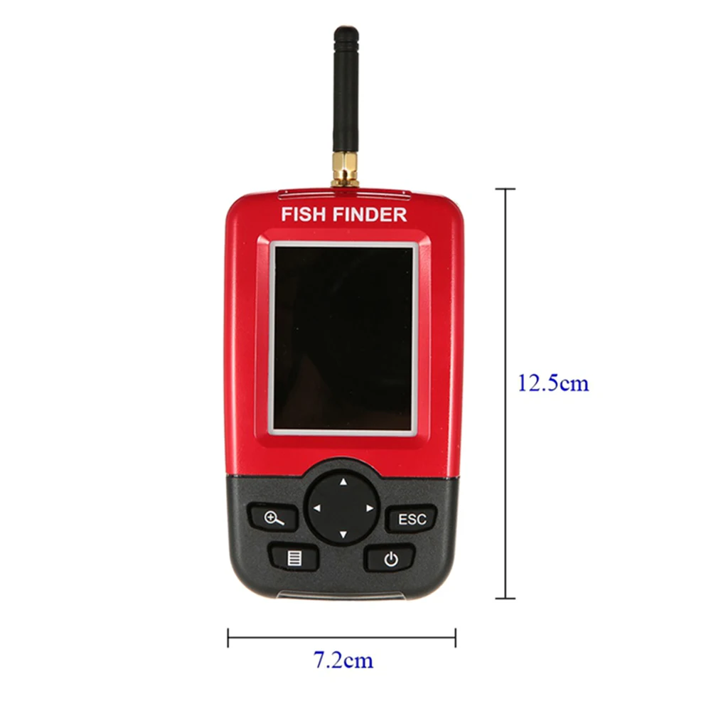 Рыболокатор, сенсор 100 м, без провода, умный рыболокатор с ЖК-дисплеем, многофункциональное практичное оборудование для рыбалки, портативное