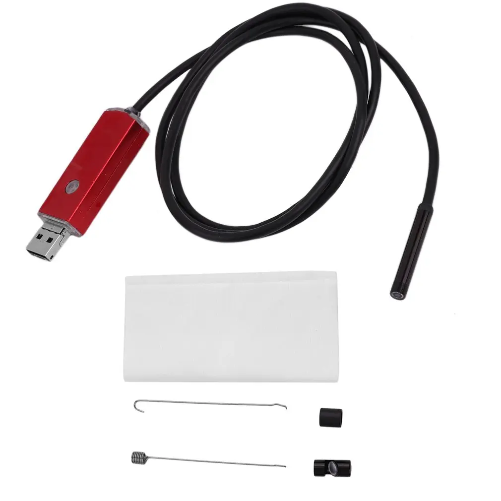 

2 In 1 Dual Interface USB Waterproof Endoscope 5.5MM Lens Diameter 1M/2M/10M USB Inspection LED Borescope For Android