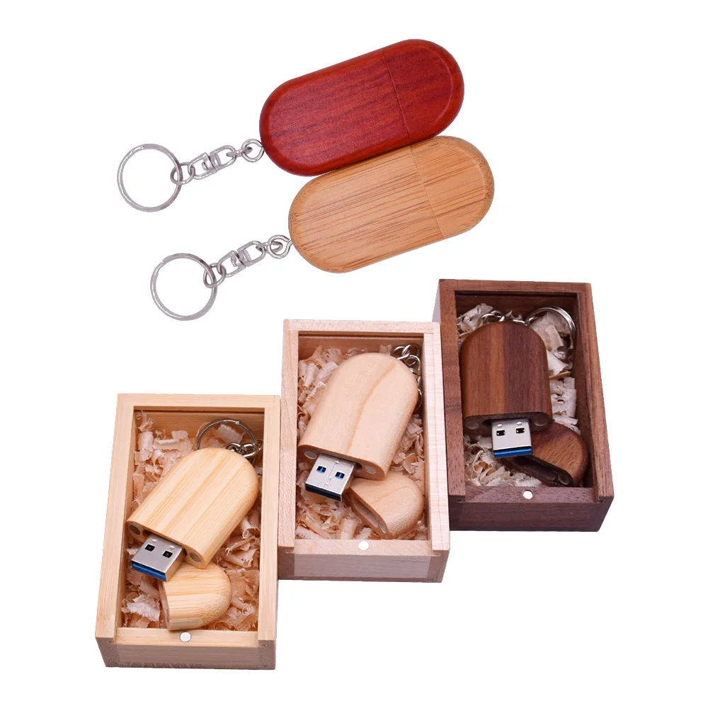 

Hot Salel Key USB Pendrive 3.0 Oval Wooden Micro USB Flash Drive Free Shipping 8GB 16GB 32GB 64GB Memory Stick Cute Gift Gadget