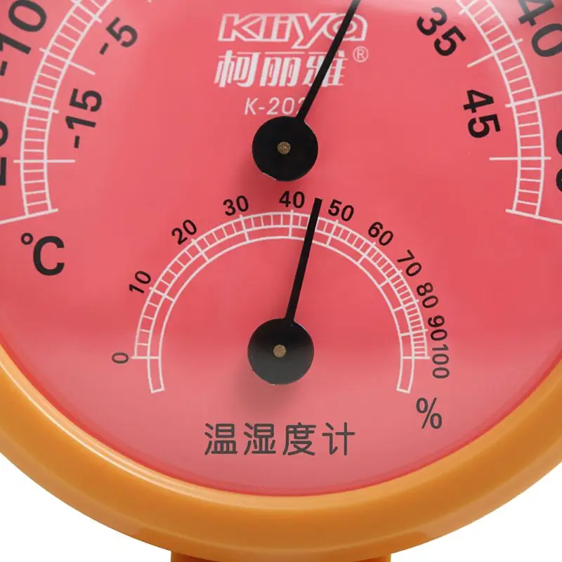 Круглые Мини Часы Открытый гигрометр термометр измеритель влажности температуры тестер товары для дома