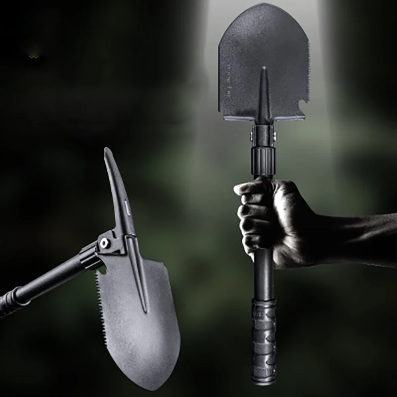 

Engineer Shovel Portable Folding Shovel Outdoor Fishing Rod Life Shovel Multi-Purpose Camping Spade Activity Tool