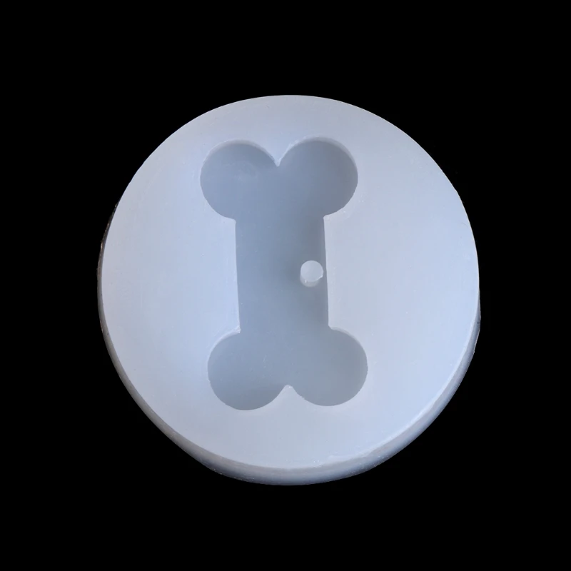

Transparent Silicone Pendant Mould Resin Bone Shape DIY Jewelry Making Tool Fondant Cake