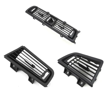 

1Pcs Car Front Left Center Right Air Conditioning Vent Grilling Outlet Panel, Without Chrome Plate, for BMW 5 Series 525li/520