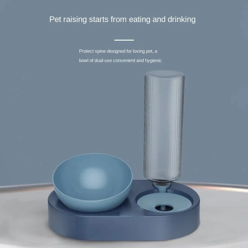 Cuenco de agua y comida para gatos y perros, tazón de alimentación automático, suministros para mascotas