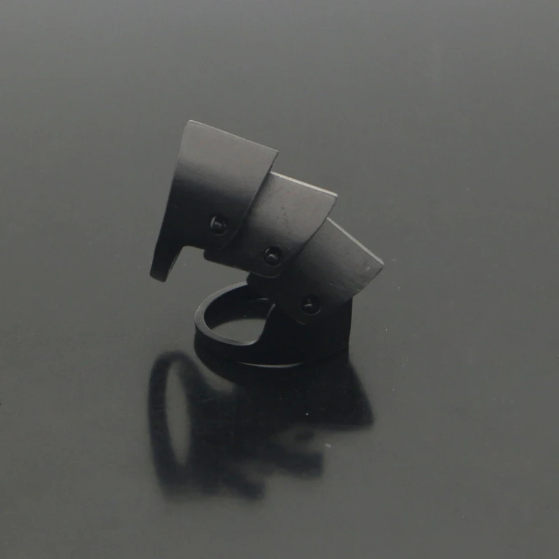 The Latest Fashion Trend Retro Punk Style Creative Joint Armor Knuckle Metal Ring Men And Women Can Wear Jewelry Gift - Image 4