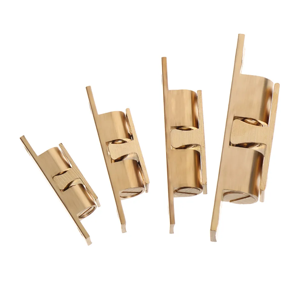 1Set Door Lock Door Touch Latch Cabinets Interlock Switch Chassis Cabinet Locker Brass Buckle With Screws Furniture Fitting