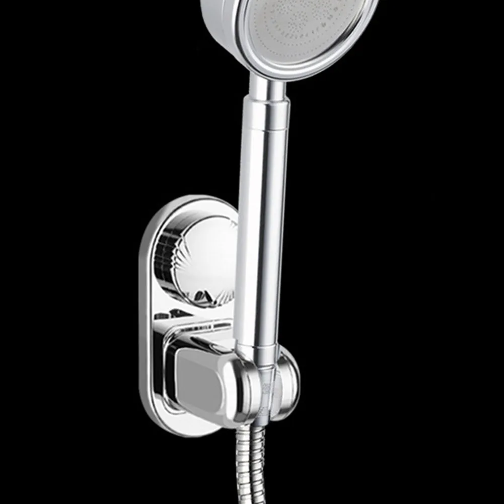 Настенный держатель душевой головки многоразовая стойка присоска съемный кронштейн ABS Регулируемая вакуумная Ванная комната ручной