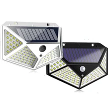 LED Solar Light 3 Modes Outdoor Wireless PIR Motion Sensor Wall Lamp Waterproof IP65 Solar Security Light for Garden Decoration