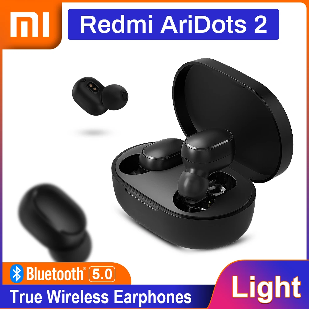 Xiaomi Redmi Airdots 2 Bluetooth Earphones In Ear TWS true wireless earbuds With Mic Amp Wireless Headphones for Smartphone