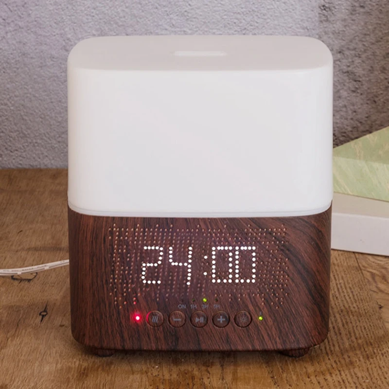 EAS 300Ml Многофункциональный Bluetooth Арома масло диффузор с будильником Ароматерапия