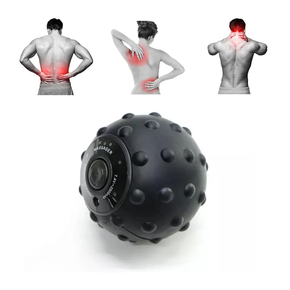 Electric Muscle Release Vibrating Massage Ball Peanut Massage Ball Yoga Fitness 