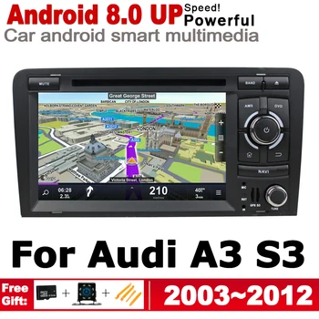 

IPS Android 2 DIN Car DVD GPS For Audi A3 S3 8P 2003~2012 MMI Navigation multimedia player Stereo radio WiFi system
