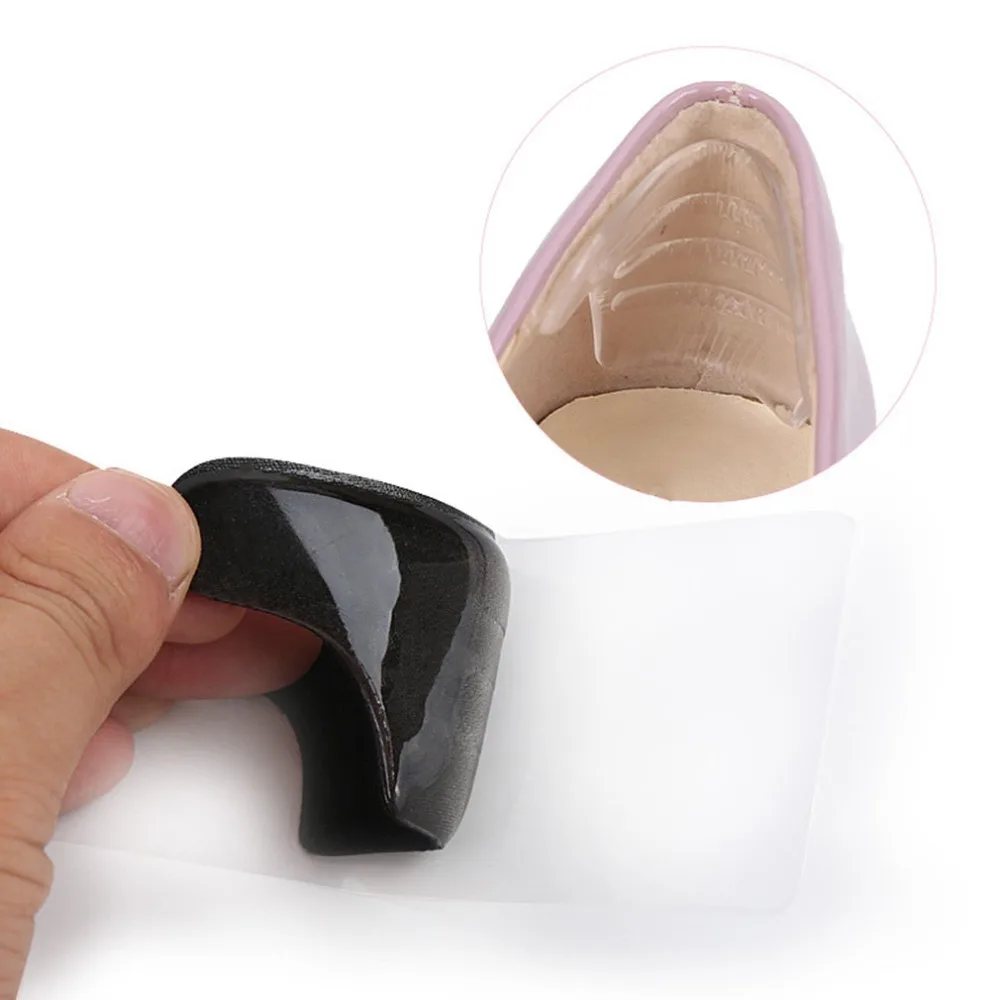 

1 Pair Korean Version Silicone Soft Insert Heel Liner Grips High Heel Comfort Pads Feet Care Accessories Almohadillas Pies