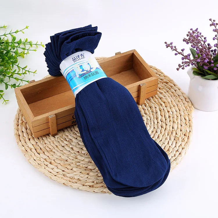 2/5 пар/комплект короткие Дышащие носки эластичные дезодорант для отдыха мужские тонкие чулки без плоских бамбуковых волокон бизнес носки - Цвет: 3-2pcs
