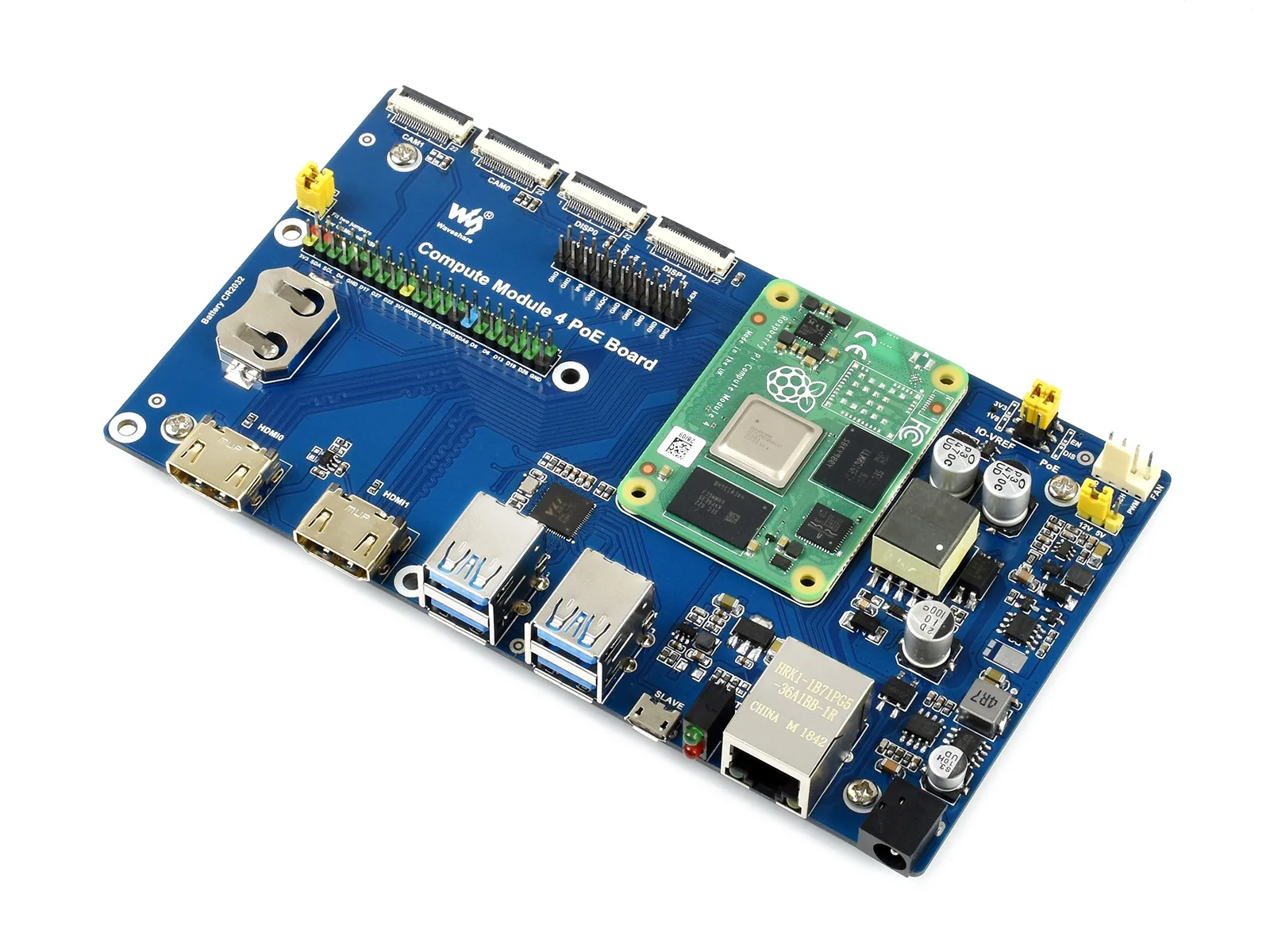 Placa do Módulo io do Cálculo do pi da Framboesa com Característica do Ponto de Entrada para Todas as Variantes de Cm4 Rj45 com Apoio do Ponto de Entrada para Todas as Variantes Cm4 Gigabit Ethernet 4 de - Imagem 4
