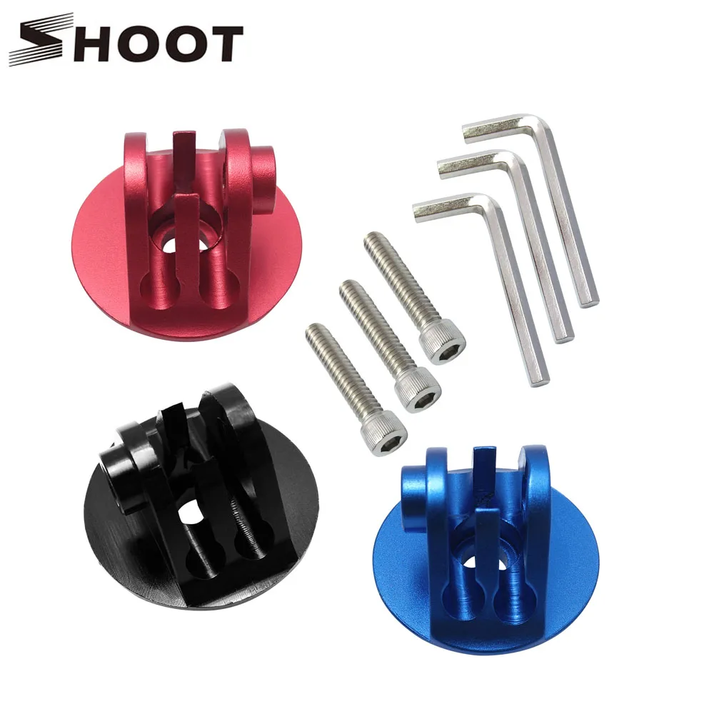 SHOOT Aluminum Alloy Bicycle Bike Headset Top Cap Adapter Mount for GoPro Hero 7 6 5 4 Sjcam Xiaomi Yi 4K Lite Go Pro Accessory |