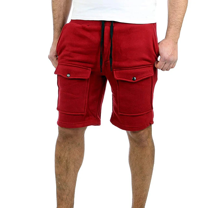 Шорты мужские летние повседневные большие накладные карманы шорты хип хоп мужские джоггеры комбинезон военные короткие брюки треники плюс размер 3X