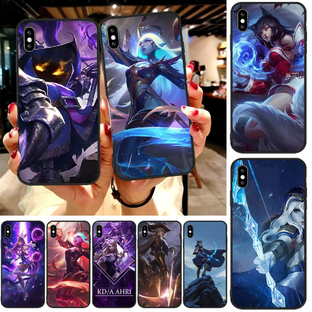 League of Legends герои lol клиент высококачественный чехол для телефона iphone6 6s plus 7 8 X XR XS MAX