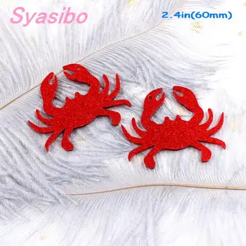 

(8pcs)60mm Acrylic Crab For Earring High Quality Acrylic Crab Keychain Laser Cutout-AC1155
