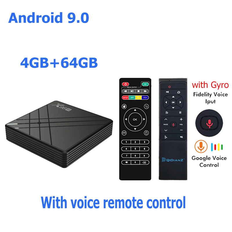 4G 64G MT12 Android 9,0 Smart tv BOX X96 M X96M Allwiner H603 четырехъядерный 6k Netflix медиа плей магазин бесплатное приложение телеприставка PK HK1MAX H96 a95x - Цвет: 4G 64G MT12
