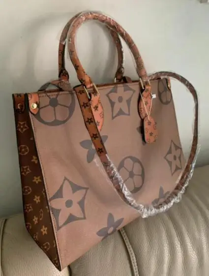 

Hot selling !!! 2019 new fashion women handbag real leahter ONTHEGO bag high quality neverful bags FREE SHIPPING