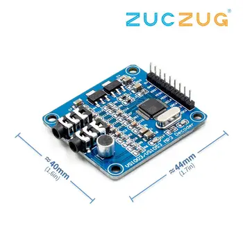 

VS1003B VS1053 MP3 Module Development Board Onboard recording function
