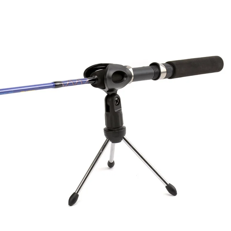 

Folding Ice Fishing Rod Holder Small Triangle Bracket Winter Ice Fishing Pole Supports Fishing Rods Table Camera Tripod Fishing