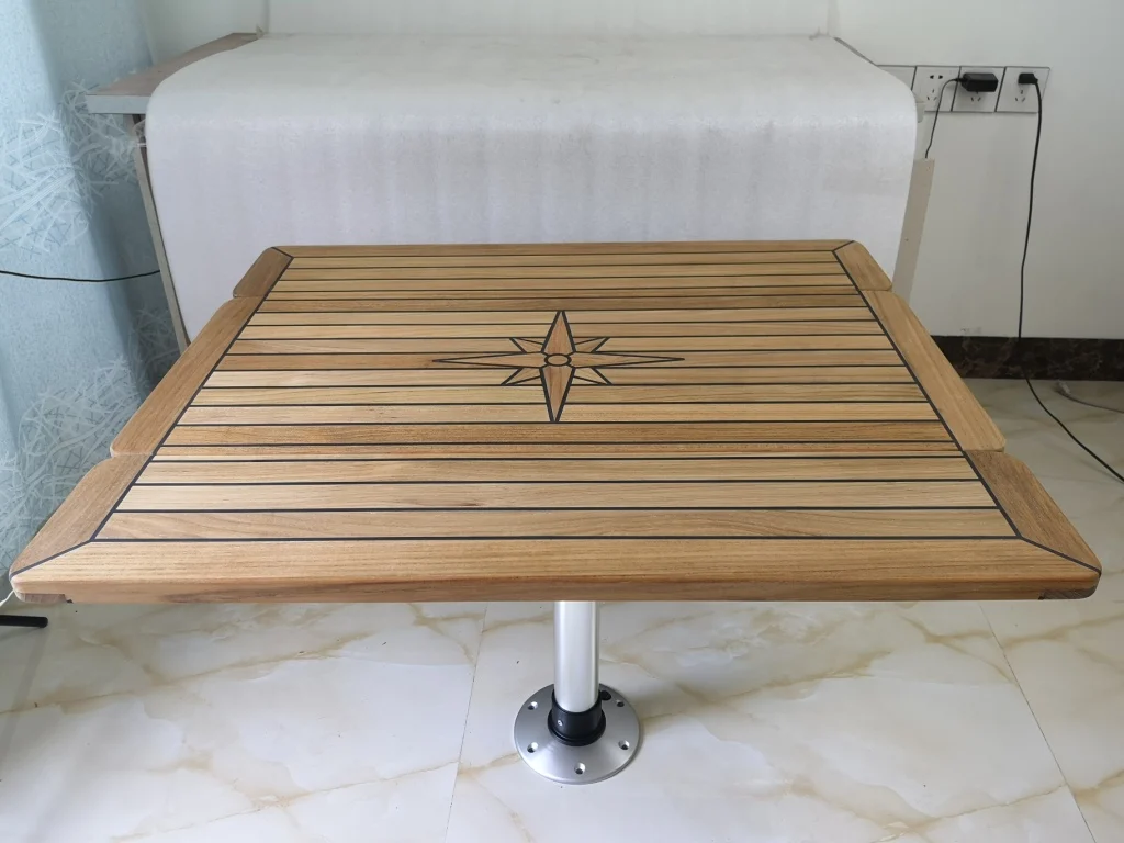 340/680x1000 мм Складная столешница из тикового дерева с морской лодкой Nautic Star RV TW35100