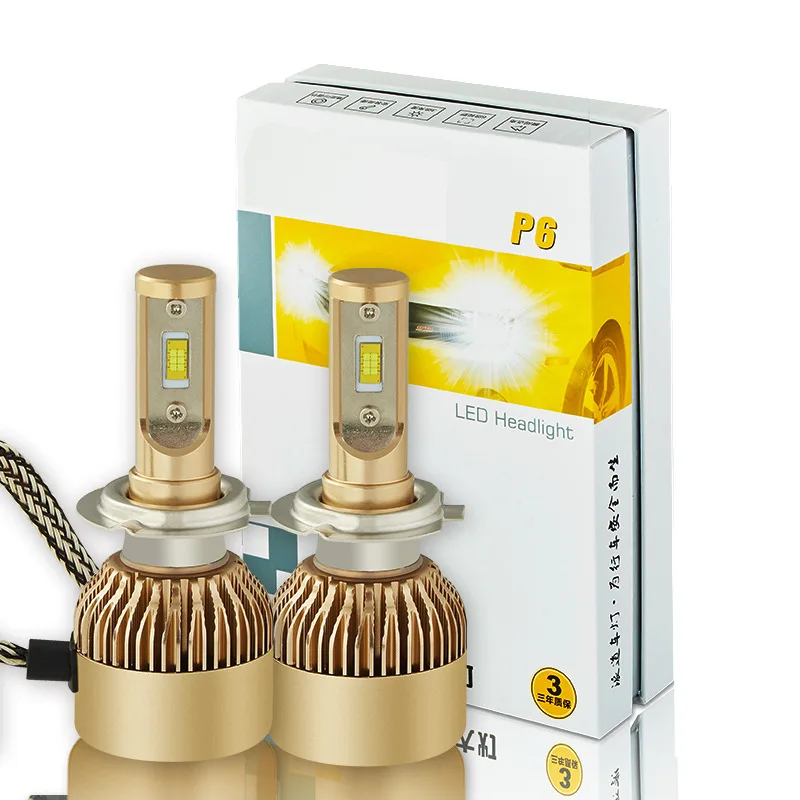 

Fog Light Bulbs PD-P6 Car Headlight H1,H4,H7,H8,H9,H11,9005,9006,9012 30W 3800lm 6000K car Styling Auto Headlamp