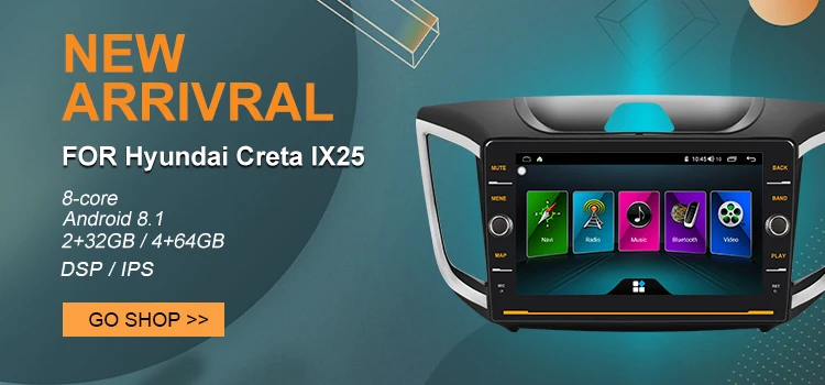 Android 9,0 автомобильный Радио мультимедийный плеер для hyundai Creta IX25- 2Din автомобильный Авторадио gps навигация Кассетный Стерео