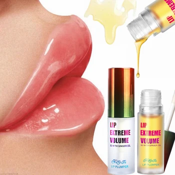 

Makeup Lips Plump Lip Gloss Mate Long Lasting Plumper Moisturizer Volume Full Oil Sexy Big Lips Ginger Peppermint Lipgloss