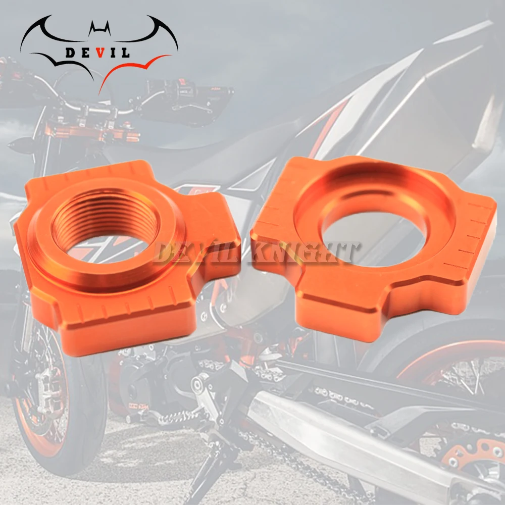 Chain Adjuster Regulator For KTM 1190 RC8/RC8R 1190/1050 ADVENTURE/R 1290 SUPER ADV Motorcycle Accessories CNC Swingarm Slider |