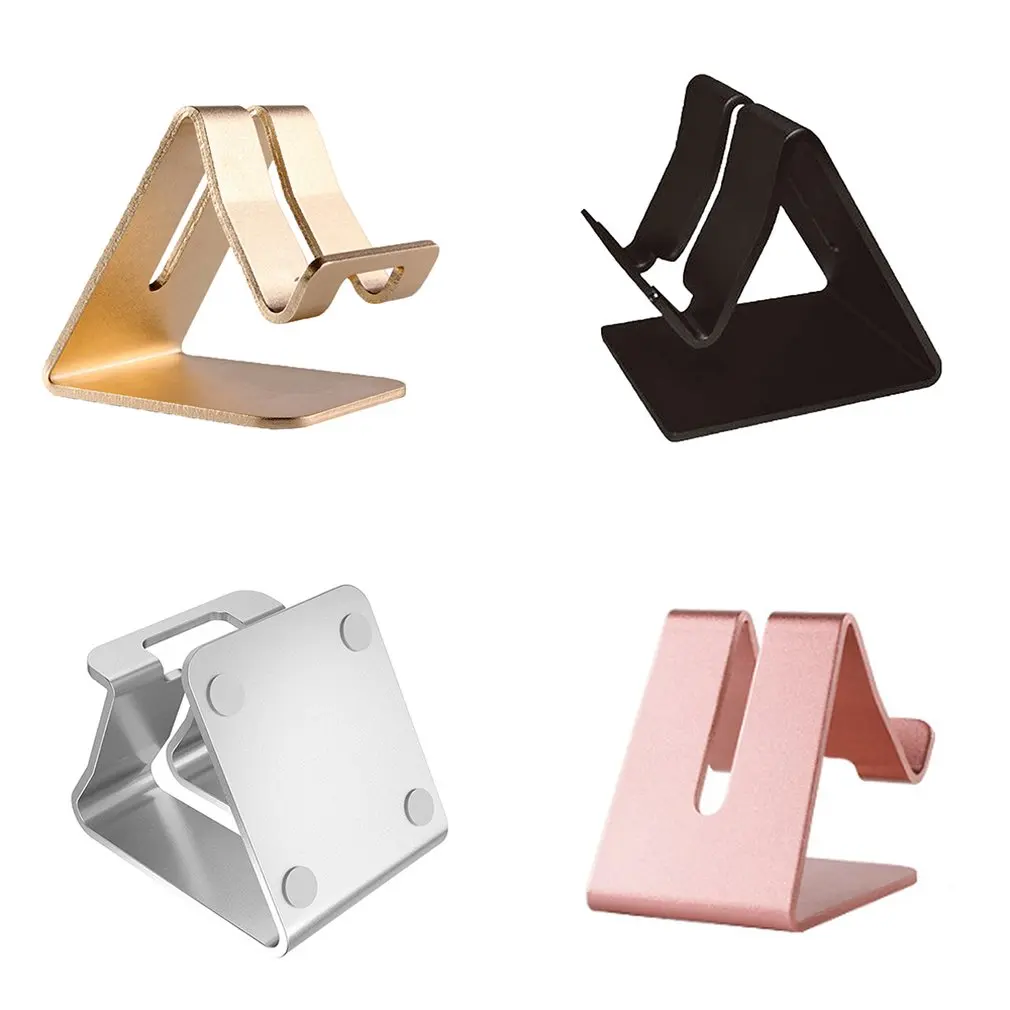 

Mobile Phone Holder Metal phone stand Simple Portable Tablet Desk Holders Stands for iPhone X XR for samsung mobile phone holder