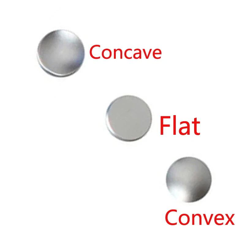 LXH 2 STKS Groen Metaal Concave Oppervlak Camera Zachte