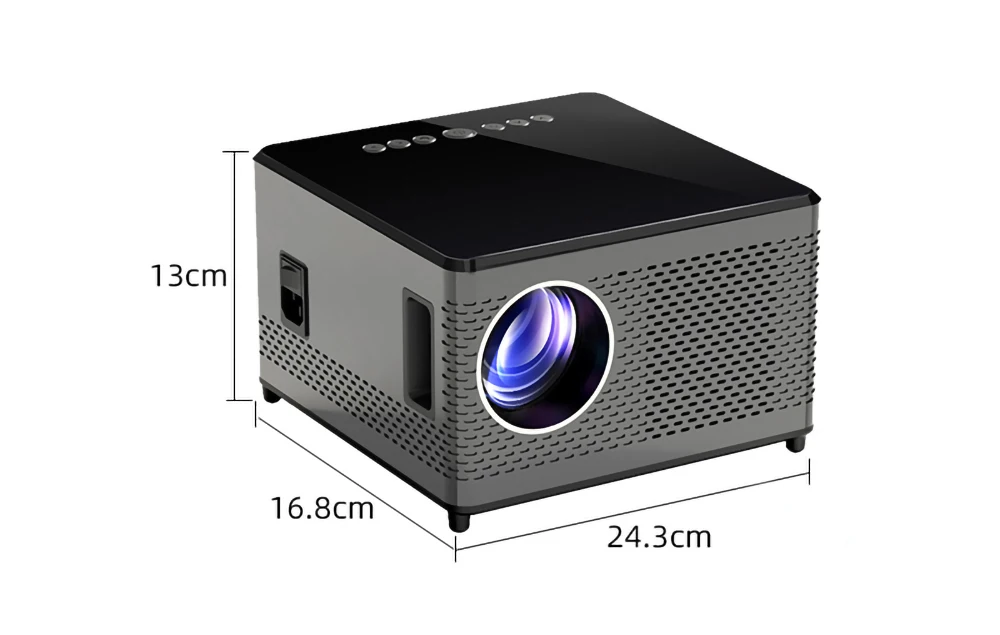 Touyinger T10 full HD 1080P LED projector for home theater 7200 lumens Miracast Wifi mirroring USB (Android optional) Speaker