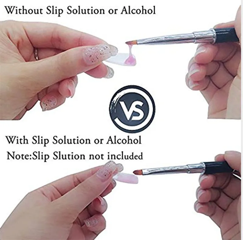 ENASUI 2*45ml Nail Polish Gel Liquid Slip Solution Gel Brush Cleaner Nail Extension UV Gel DIY Manicure Professionial