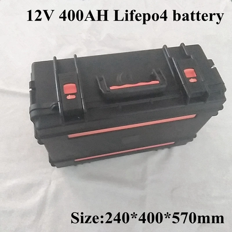 Водонепроницаемый 12V 400Ah LiFepo4 литиевый аккумулятор для кэмпер караван Campers для дома на солнечной батарее хранение энергии морской+ 20A заряд