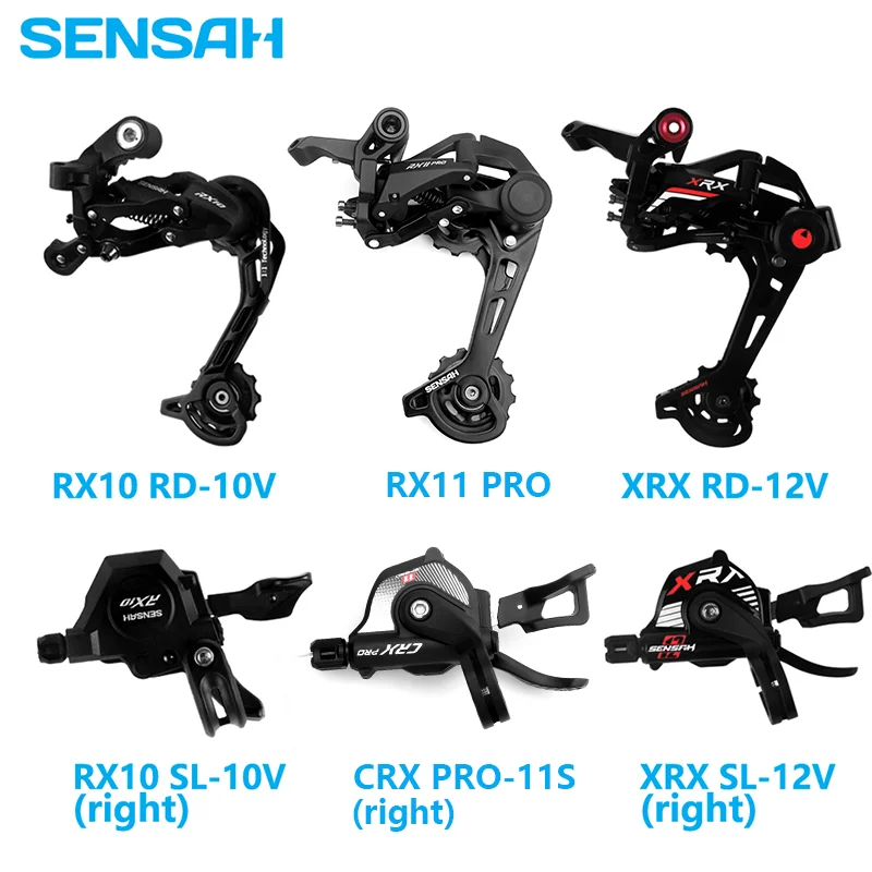 SENSAH Bike Rear derailleurs RX10 CRX XRX 10/11/12-speed Trigger Shifter 7/8S M310 M360 MTB derailleurs for M6000 M8000 M9100