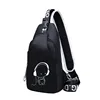 Luminous school bags waterproof large backpack for teenagers bagpack glowing school backpack for boy student chest bag set 2