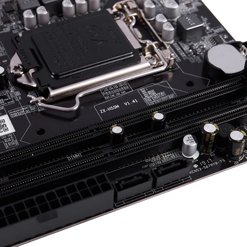 H55 LGA 1156 материнская плата разъем LGA 1156 Mini ATX Настольный образ USB2.0 SATA2.0 двухканальный 16G DDR3 1600 для Intel